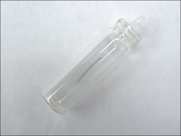 Bottle glass small 2ml 10pcs