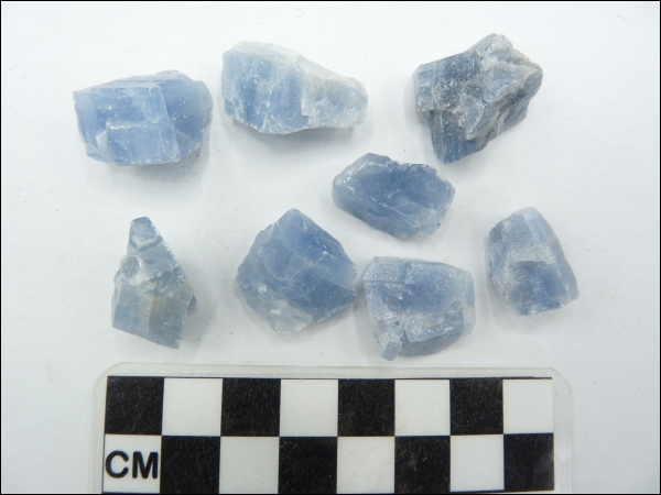 Calcite blue rough mini