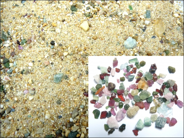 Gem Sand Search Gemstones yourself 250g