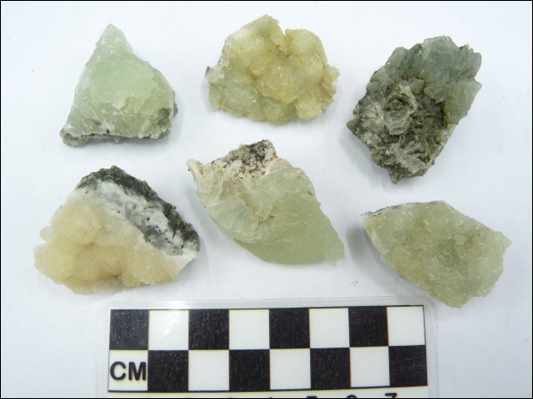 Prehnite crystals small