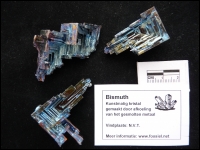 Bismuth crystal middle