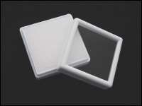 Gemstone box 30x30x17mm white
