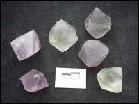 Fluoriet kristal lichte kleur 3-3,5cm groot