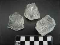 Quartz Crystal transparent middle